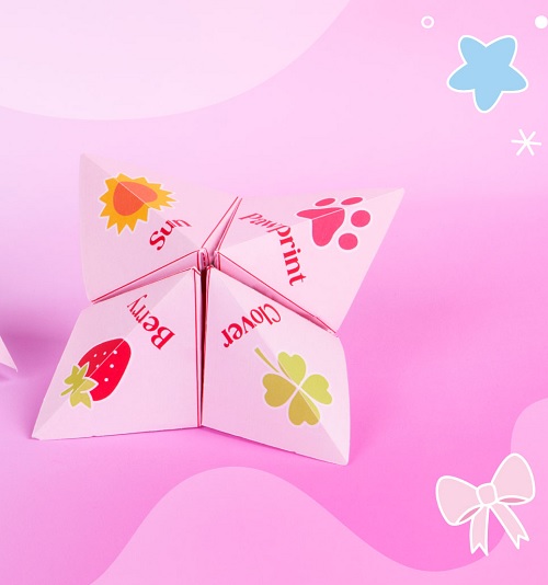 Hey Bestie Paper Fortune Teller