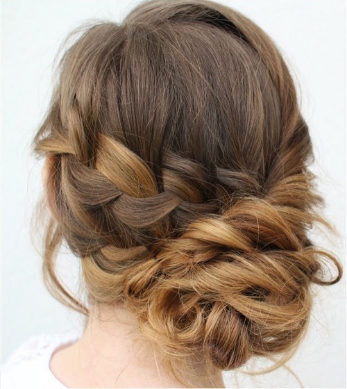 Romantic Updo Hairstyle Ideas 1