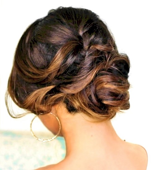 ROMANTIC UPDO Hairstyle