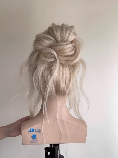 High bun tutorial