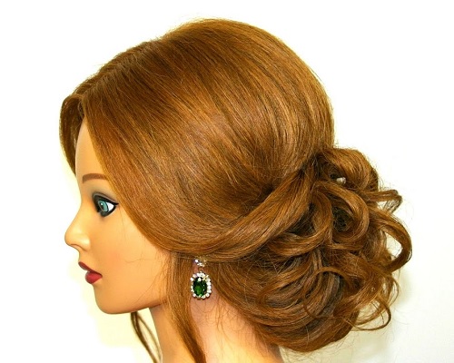 Romantic Updo Hairstyle Ideas 3