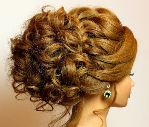 Bridal hairstyle for long medium hair tutorial