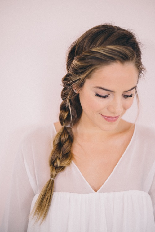 Twisted Side Braid Tutorial