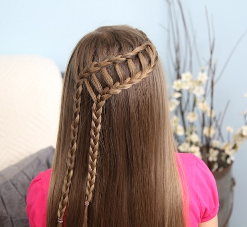Feather Waterfall & Ladder Braid Combo