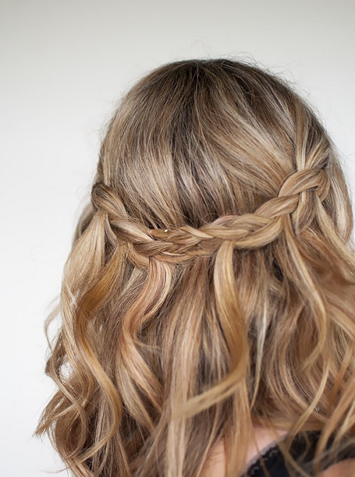 Waterfall Plait Hairstyle