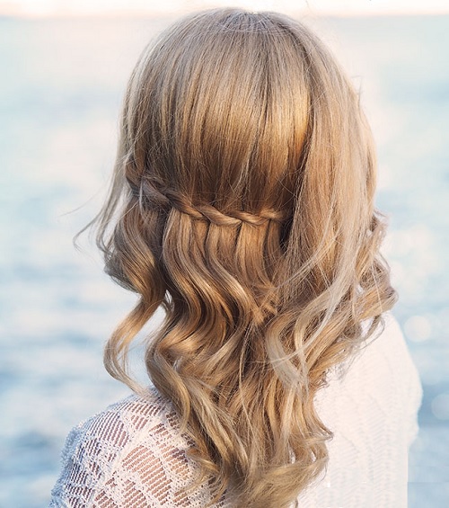 waterfall twist braid