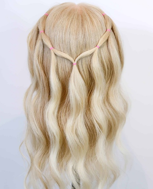 Easy Waterfall Braid For Beginners