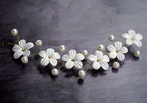 Polymer Clay Hair Vine