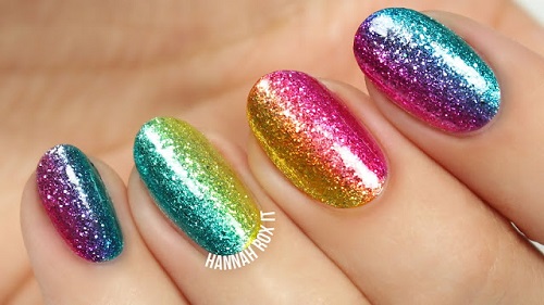 Glitter Nails Design Ideas 4