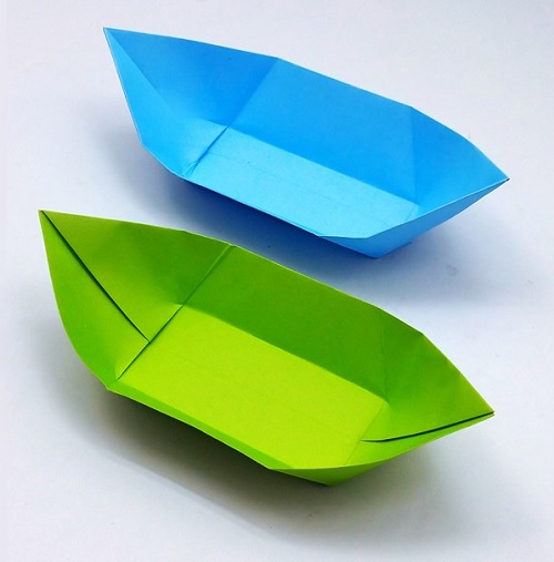origami boat tutorial