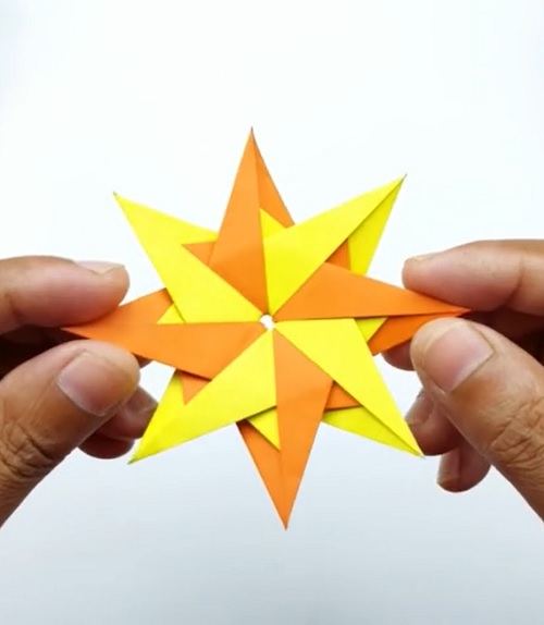 Paper Star Step by Step