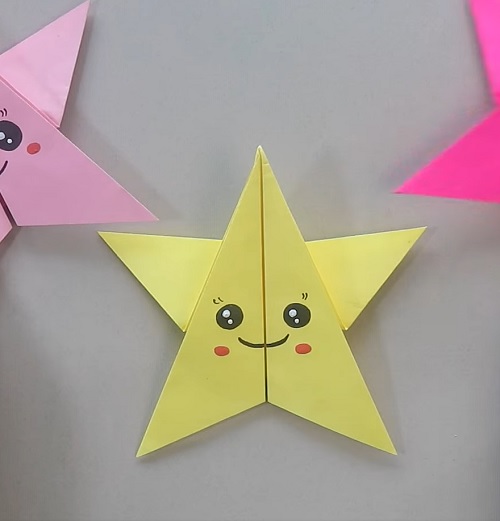 cute origami paper star