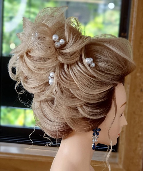 orgeous messy wedding Hairstyles