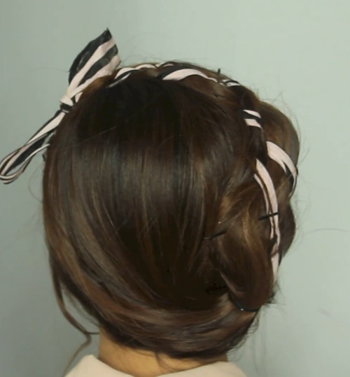 top Easy Ribbon Hairstyles