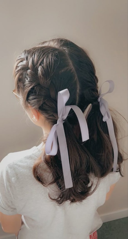 easy summer ribbon hairstyles