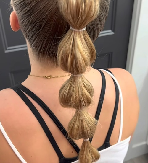 High Bubble Ponytail Tutorial