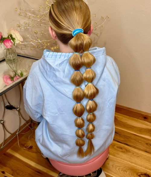 Bubble ponytail