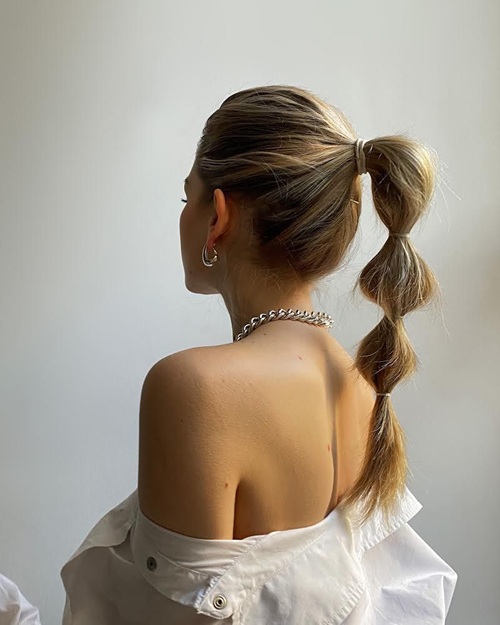 Bubble ponytail