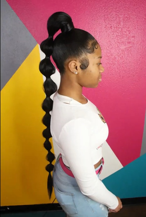 Do a Bubble Ponytail