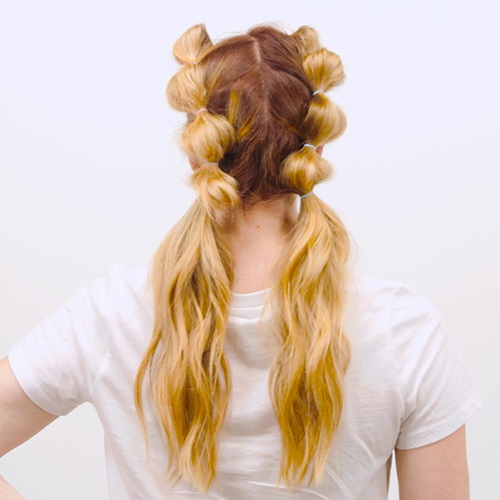 Bubble Pony Two Ways: Split Bubble Pony