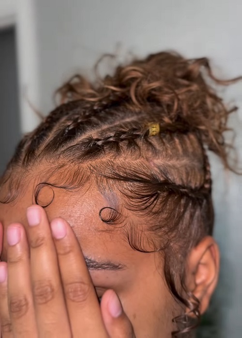 braided hairstyle