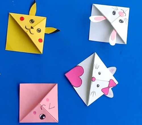 Easy Origami Bookmark Corner