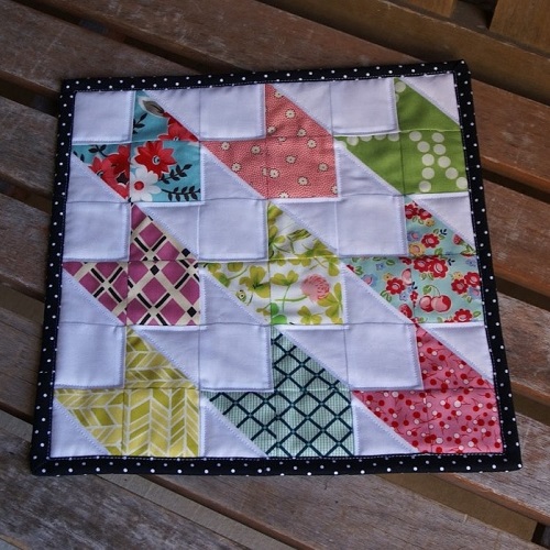 Chevron Doll Quilt Tutorial