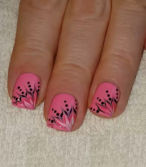 lovely Mandala design nail pattern ideas
