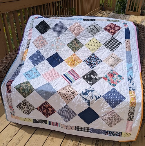Marvelous Memory Quilt from Clothes 4