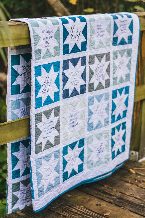 Memory Quilt from Clothes 5
