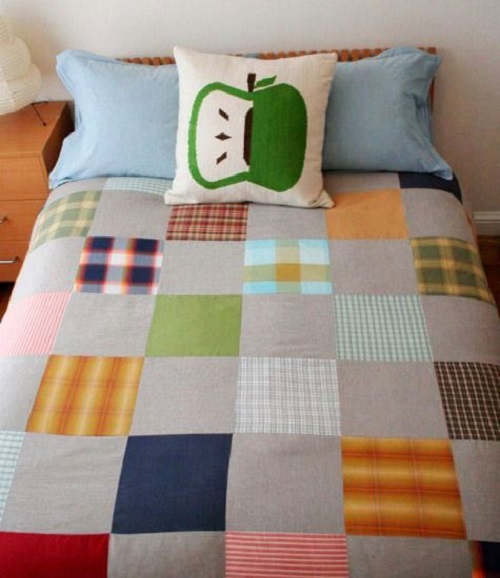 Memory Quilt from Clothes 6