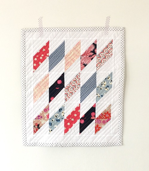 Mini quilt tutorial for beginners