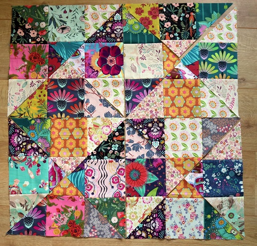 the Disappearing Nine Patch quilt