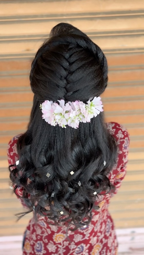 Open curls hairstyle tutorial
