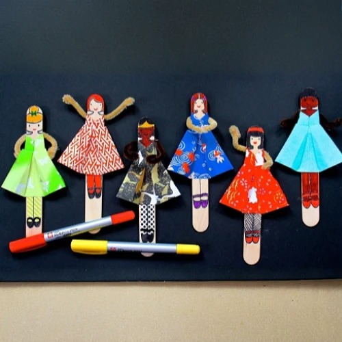 DIY Posable Origami Dolls