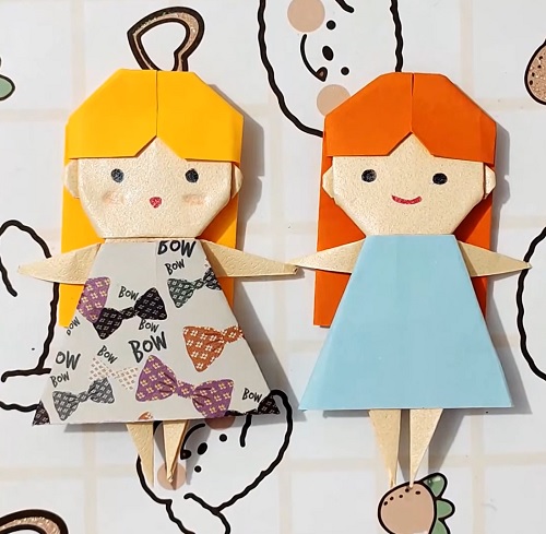 Origami Girl Doll Tutorial
