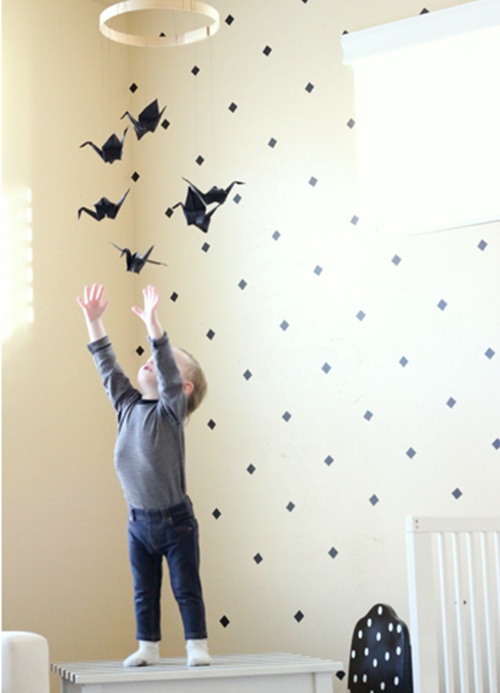 Paper Crane Mobile