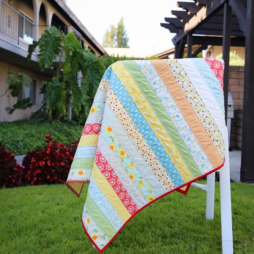 Clementine Jelly Roll Quilt