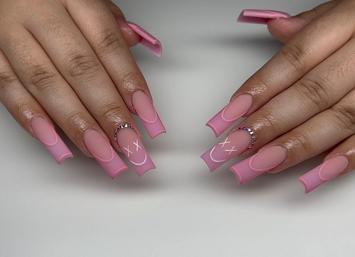inspiring Ideas for Pink Ombre Nail 2