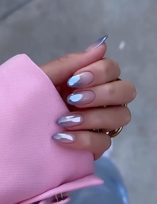 blue ombre nail design ideas 4