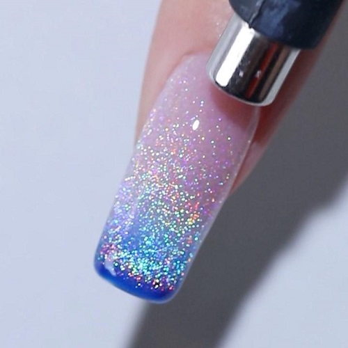 cat magnetic gel ombre nails