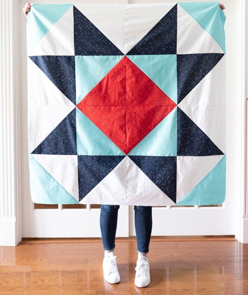 Giant Star Baby Quilt Pattern