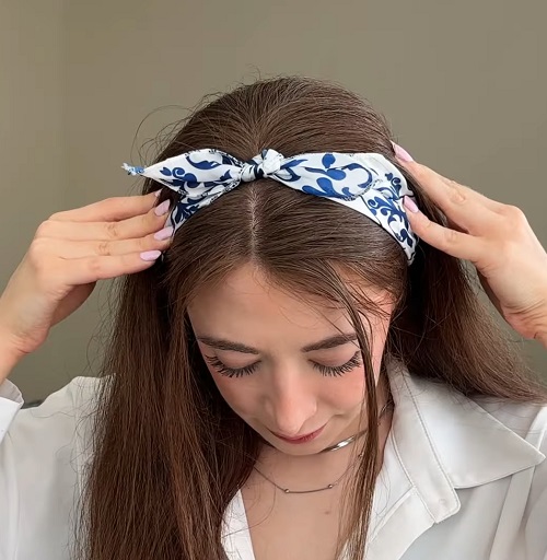 Easy Silk Scarf Hairstyles