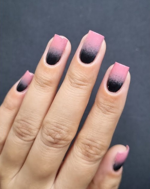 Pink Ombre Nail Designs ideas 1