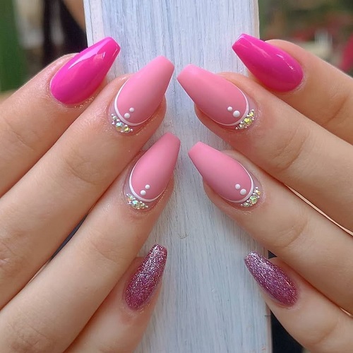 TRending Ideas for Pink Ombre Nail 1