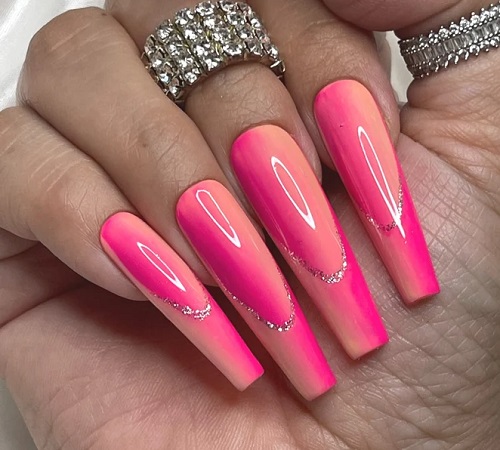 TRending Ideas for Pink Ombre Nail 3
