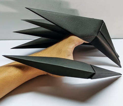 black BEST ORIGAMI CLAWS IDEAS