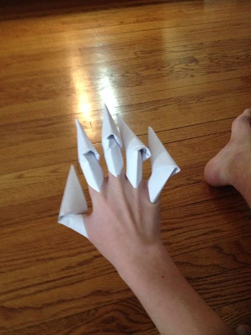 origami claws ideas