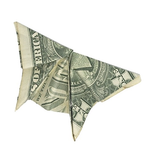 Money Origami Butterfly