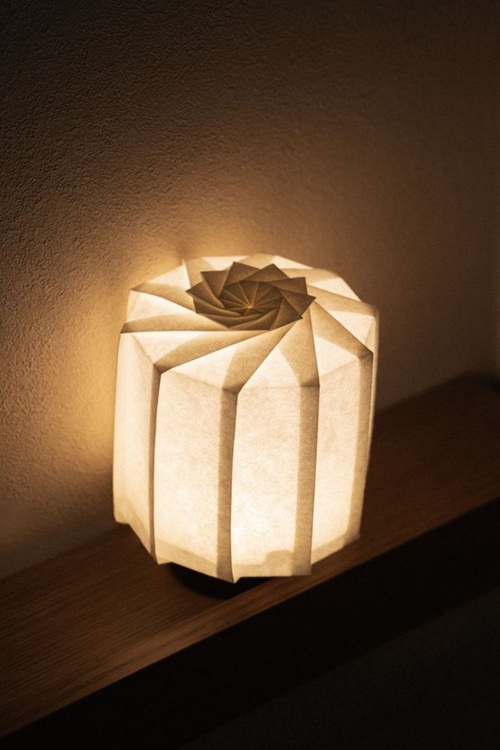 origami table lamp